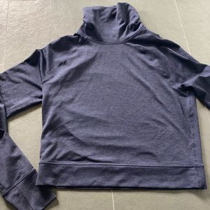 Prana Women's Long Sleeve Turtleneck Tee in Dark Navy